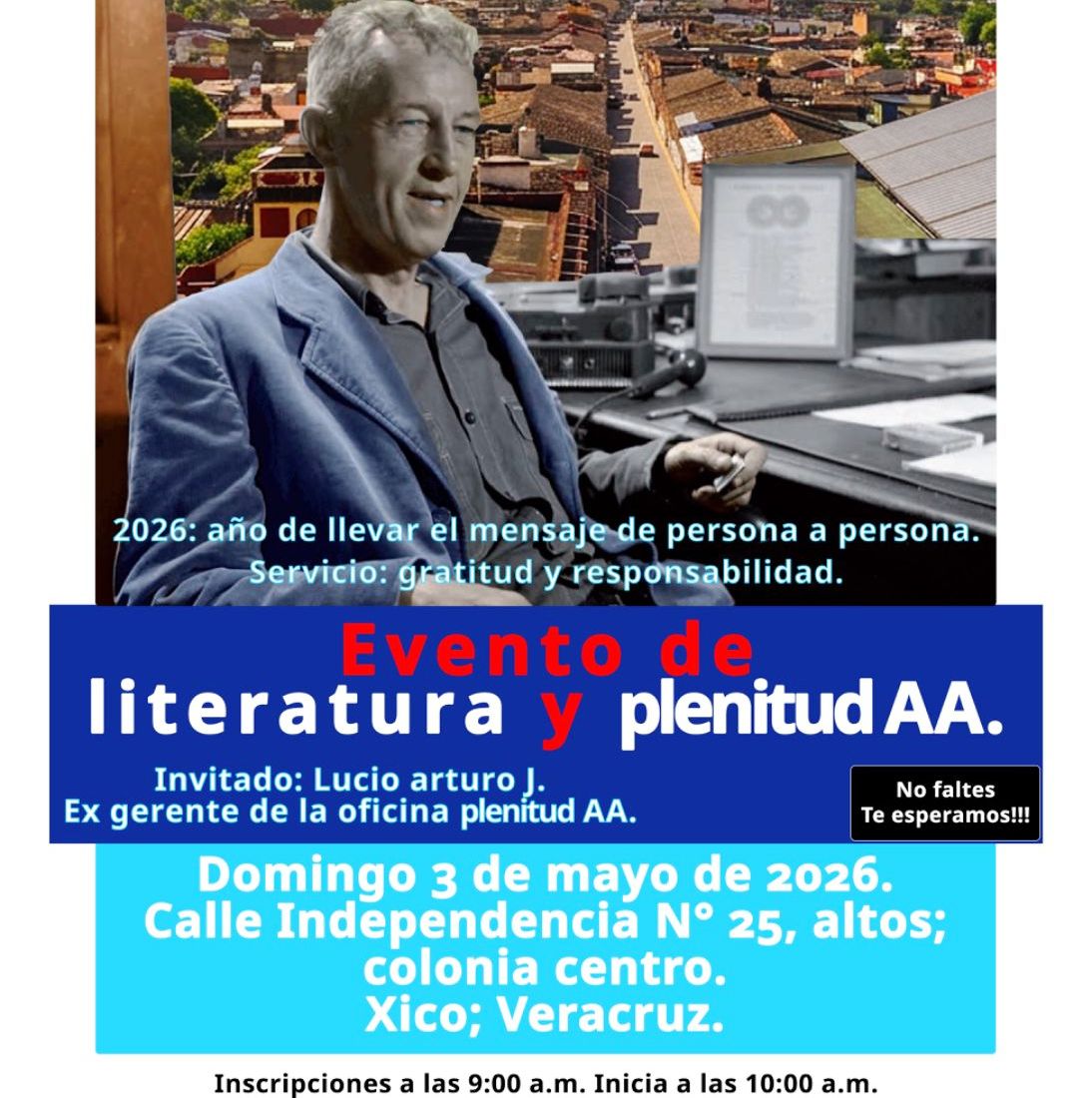 Evento literatura y plenitud Xico, Ver
