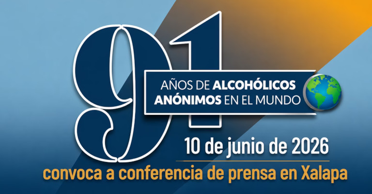 Conferencia de prensa:  91 años de A.A. en el mundo.